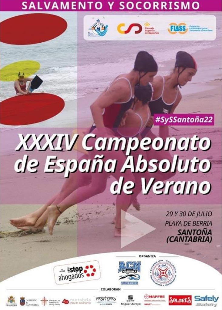XXXIV Campeonato de España Absoluto de Verano - 29 y 30 de Julio Santoña